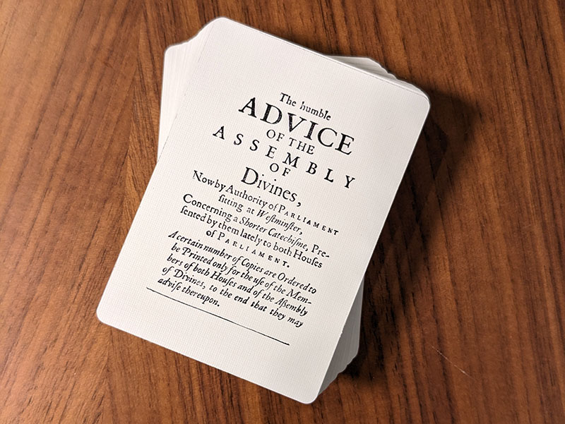 Shorter Catechism Deck